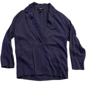 Forever 21 Blazer Cardigan Navy- Medium